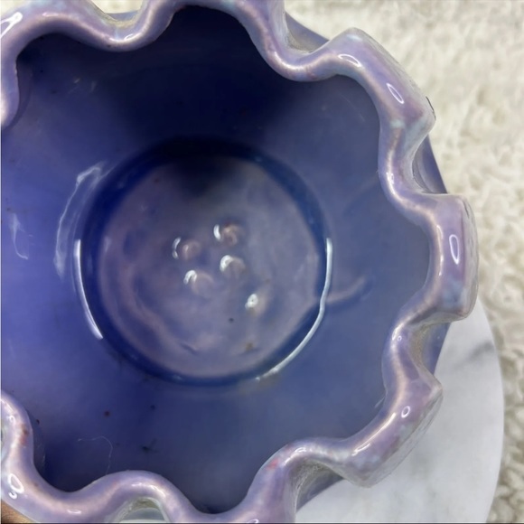 Rare Royal Haeger Ceramic Purple Unique Glaze Mid-Century Vase Made In USA - Picture 2 of 4